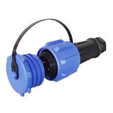 Plug Waterproof Heavy Duty 2 Pin Plastic 32 amp Bg1