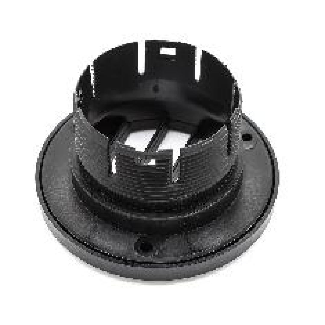 60mm Flush 0° Outlet – Black (Includes Backing Nut)