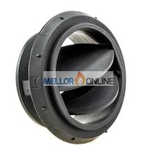 Webasto Closeable Air Outlet 90mm ducting Black