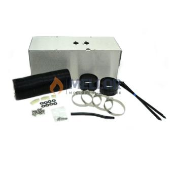 External Heater mounting Kit Box Stainless 90mm