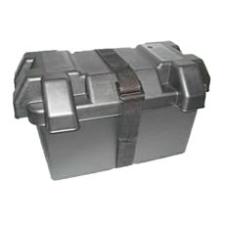 Battery Box Large. Black Plastic with Lid Bx1