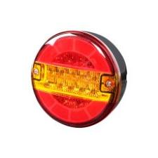 Stop/Tail/DI 140mm Round LED Lamp 12/24 volt Bx1