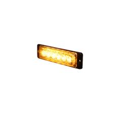 R65 LED Warning Light 6 Amber 12/24volt Bx1