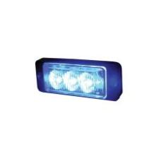 R65 LED Warning Light 3 Blue 12/24volt Bx1