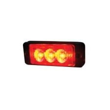 R65 LED Warning Light 3 Red 12/24volt Bx1