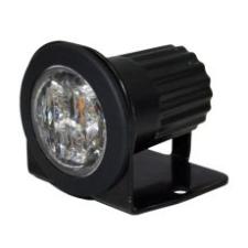 R65 LED Round 25mm Warning Light 3 Amber 12/24volt Bx1
