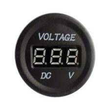 Voltmeter Illuminated for 28mm panel 12/24 volt Bx1