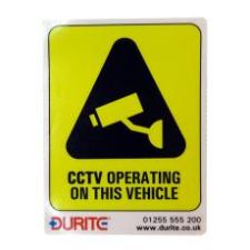 CCTV Operating on this Vehicle - External, Large - Pk5