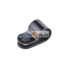 Nylon P Clips Black - for use with 4mm OD copper pipe