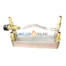 Webasto Motor Home Plate Heat Exchanger with Mixer Valve and hose connections inc